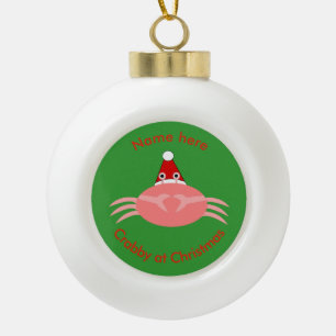 Weihnachtskrebs Custom Ornament