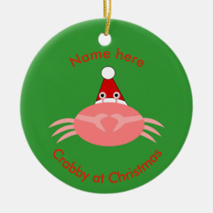 Weihnachtskrebs Custom Ornament
