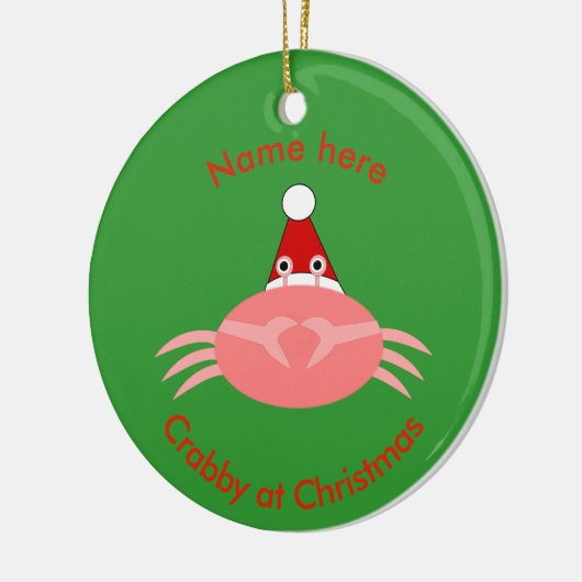 Weihnachtskrebs Custom Ornament (Links)