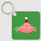 Weihnachtskrebs Custom Schlüsselanhänger (Vorderseite)
