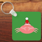 Weihnachtskrebs Custom Schlüsselanhänger (Vorderseite)