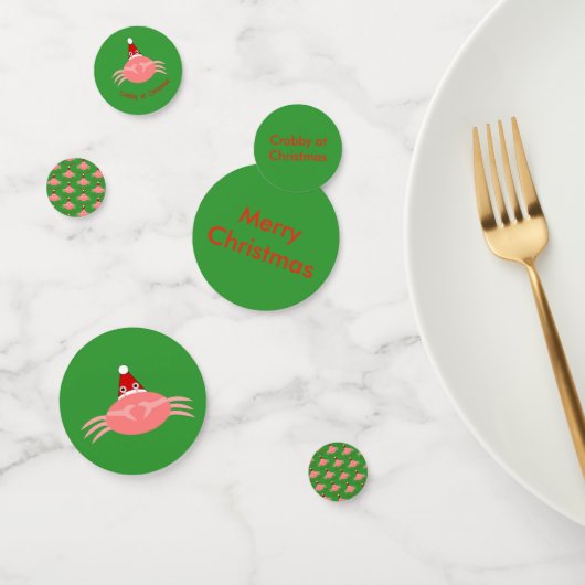Weihnachtskrebs Custom Table Confetti Konfetti (Gruppe)