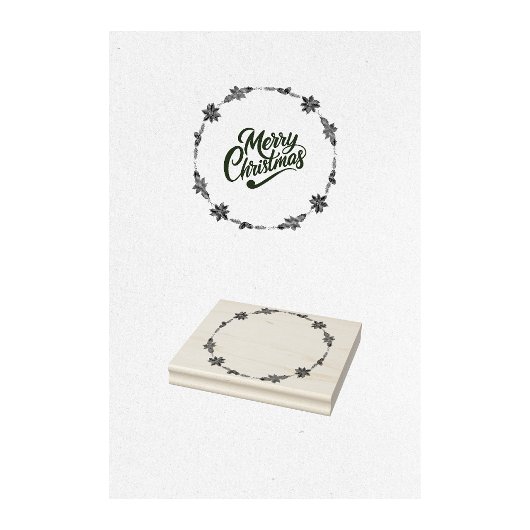 Weihnachtskreide-Briefmarke Gummistempel