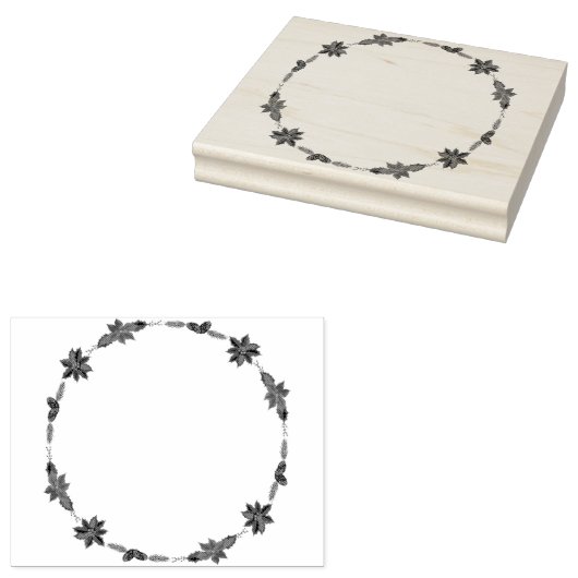 Weihnachtskreide-Briefmarke Gummistempel (Stempel)