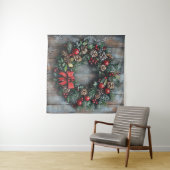 Weihnachtskreideband Wandteppich (Beispiel (Horizontal))