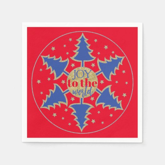 Weihnachtskreis Serviette (Vorderseite)