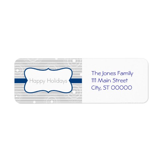 Weihnachtskreise - Blaues Silber (Vorne)