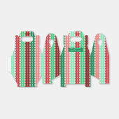 Weihnachtskreise für Streifen Rot und Grün Geschenkschachtel (Ungefaltet)