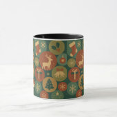Weihnachtskreismuster Tasse (Zentrum)