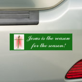 Weihnachtskreuz Autoaufkleber (Auf Auto)