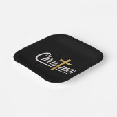 Weihnachtskreuz Familie Matching Jesus Geschenk Id Pappteller (Gewinkelt)