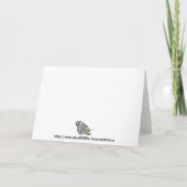 Weihnachtskreuz Feiertagskarte (Rückseite)