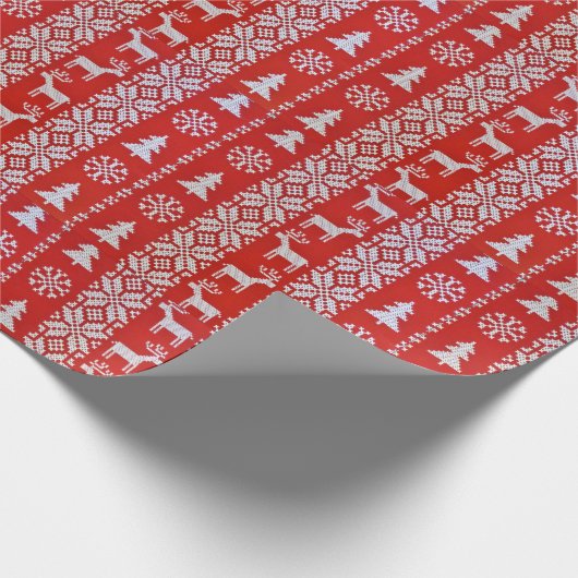 Weihnachtskreuz Geschenkpapier (Ecke)