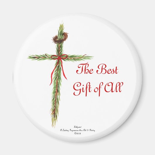 Weihnachtskreuz Magnet (Vorne)
