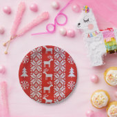 Weihnachtskreuz Pappteller (Party)