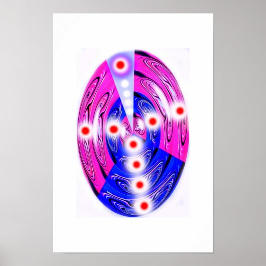 Weihnachtskreuz Poster (Vorne)