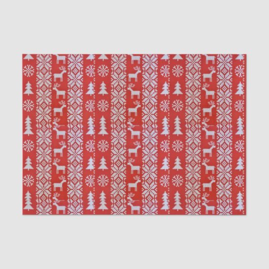 Weihnachtskreuz Seidenpapier (Vorderseite)