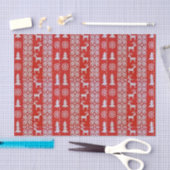 Weihnachtskreuz Seidenpapier (Handwerk)