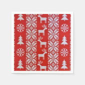 Weihnachtskreuz Serviette (Vorderseite)