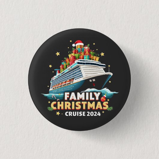 Weihnachtskreuzfahrt 2024 - Matching Outfit Button (Vorderseite)
