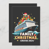 Weihnachtskreuzfahrt 2024 - Matching Outfit Einladung (Vorne/Hinten)