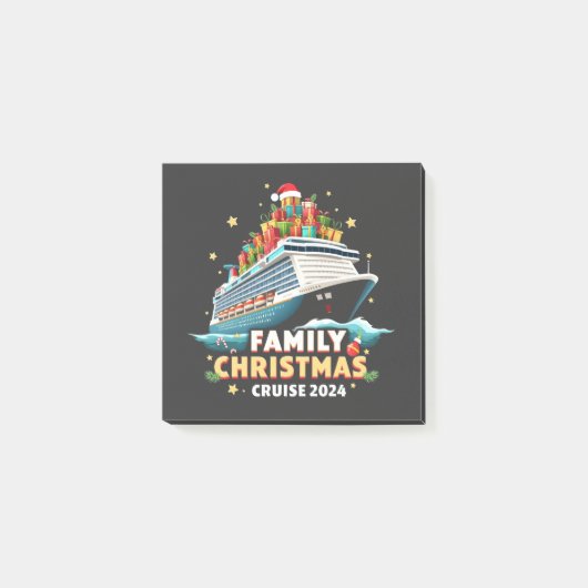 Weihnachtskreuzfahrt 2024 - Matching Outfit Post-it Klebezettel (Vorderseite)