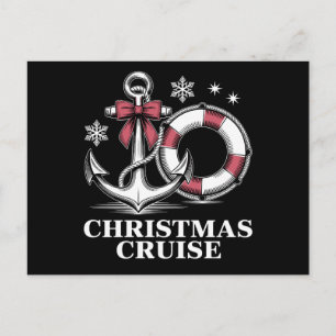 Weihnachtskreuzfahrt Anker Lebensring Bug Kreuzfah Feiertagspostkarte