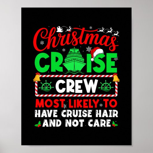 Weihnachtskreuzfahrt-Besatzung hat wahrscheinlich Poster (Vorne)