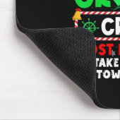 Weihnachtskreuzfahrt-Besatzung macht am wahrschein Mousepad (Ecke)