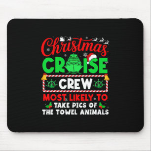 Weihnachtskreuzfahrt-Besatzung macht am wahrschein Mousepad