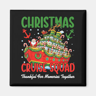Weihnachtskreuzfahrt Cruisemas Squad 2025 Dankbar Magnet