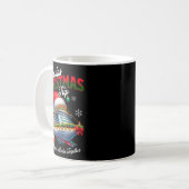 Weihnachtskreuzfahrtschiff passende Cousins Reise Kaffeetasse (Vorderseite Links)