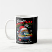 Weihnachtskreuzfahrtschiff passende Cousins Reise Kaffeetasse (Links)