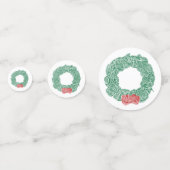 Weihnachtskribbles Konfetti (Vorderseiten)