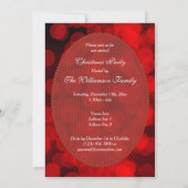 Weihnachtskricker & -Kerzen Einladung (Rückseite)