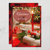 Weihnachtskricker & -Kerzen Einladung (Vorne/Hinten)