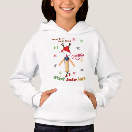Weihnachtskricket - Mode Hoodie (Vorderseite)
