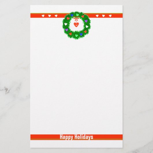 Weihnachtskrieg Briefpapier (Vorderseite)