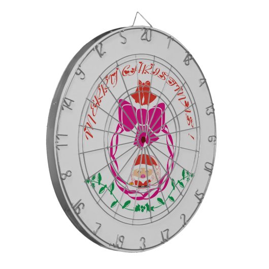 Weihnachtskrieg Dartscheibe (Vorderseite Links)