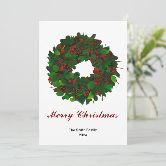 Weihnachtskrieg Einladung (Stehend Vorderseite)