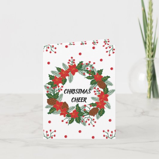 Weihnachtskrieg Feiertagskarte (Vorderseite)