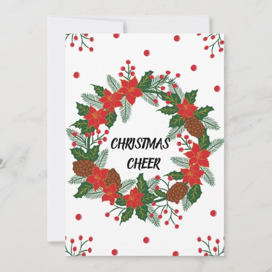 Weihnachtskrieg Feiertagskarte (Vorderseite)