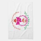 Weihnachtskrieg Geschirrtuch (Vertikal)