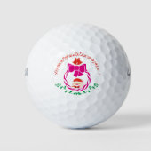 Weihnachtskrieg Golfball (Vorderseite)