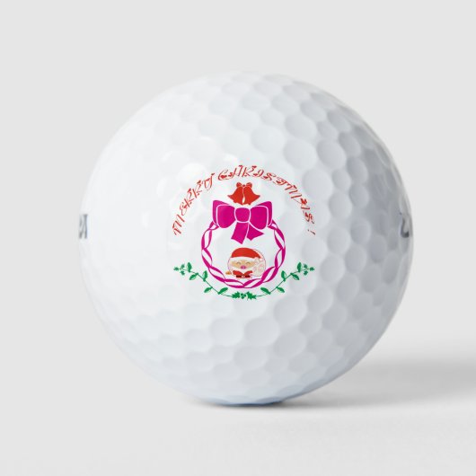 Weihnachtskrieg Golfball (Vorderseite)