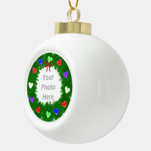 Weihnachtskrieg Keramik Kugel-Ornament (Rechts)