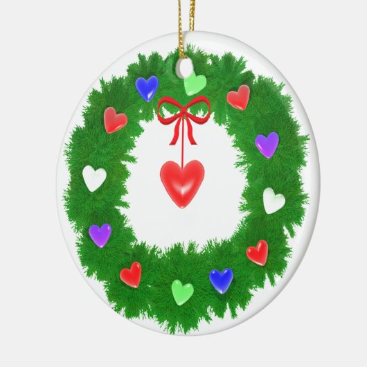 Weihnachtskrieg Keramikornament (Links)