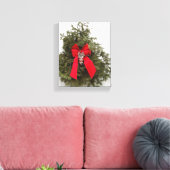 Weihnachtskrieg mit Red Bow Leinwanddruck (Insitu (Wohnzimmer))