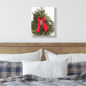 Weihnachtskrieg mit Red Bow Leinwanddruck (Insitu (Schlafzimmer))