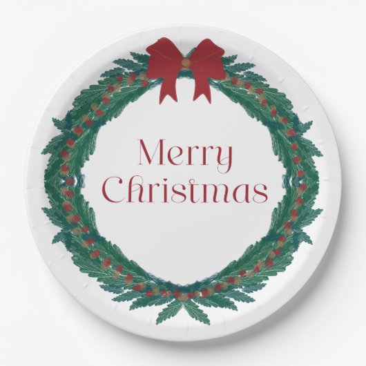 Weihnachtskrieg Pappteller (Vorderseite)